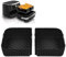 Hivio Silicone Air Fryer Liners for Ninja Flexi Drawer Air Fryer AF500UK/AF500UKCP, Air Fryer Accessories Reusable for Ninja foodi flexdrawer Dual air Fryer 10.4L af500uk, 2x5.2L (2 Packs-Black)