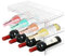 FYting Refrigerator Bottle Holder, Bottle Rack, Bottle Organiser, Universal, 3 Layers, No Side Holder, 12 Bottles, Transparent, Contemporary, Under Cabinet, Shelf Mount