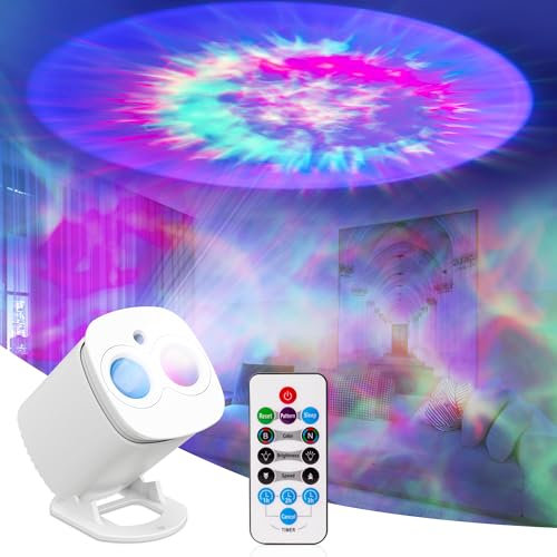 Macchiatto LED Sternenhimmel Projektor & Sonnenlampe 42 Lichtmodi, Sternenprojektor mit Fernbedienung/Timer, Einstellbare Helligkeit Tempo, Geschenk für Kinder, Schlafzimmer, Partys