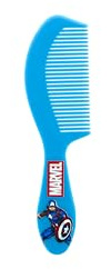 Peine Iron Man MARVEL - Desenreda suavemente todo tipo de cabello - Mango ergonómico - Accesorio oficial - Ideal para fans, niños y adultos - Práctico y cómodo.