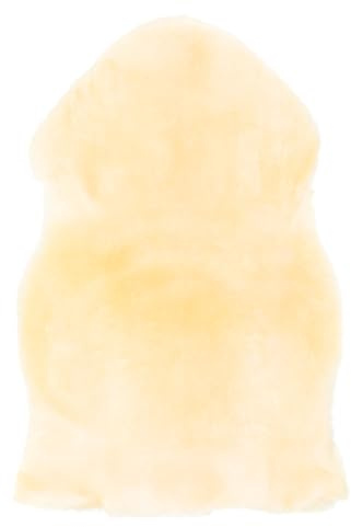 Fillikid Baby-Lammfell Naturform | Lammfellauflage/medizinisches Baby-Fell waschbar | Temperaturausgleichend | echtes Lammfell für Kinderwagen, Buggy, Krabbeldecke, Babybett | Inkl. Baumwoll-Windel