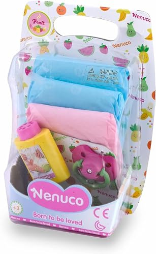 Famosa Nenuco 700009027 KIT 3 COUCHES COLOREES, Set mit 3 Schichten, bunt, Gelb, Rosa