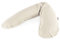 Theraline Ersatzbezug für Das Original Schwangerschaftskissen & Stillkissen, Stillkissen Bezug 190 cm, aus 100% Baumwolle, Farbe: Punkte Beige