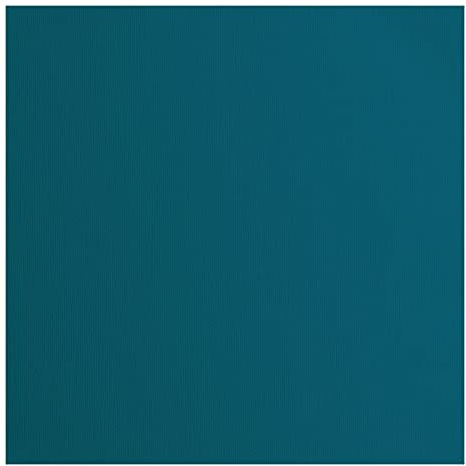 Vaessen Creative Florence Cardstock papper, blå, 216 gram/m², kvadrat, 30,5 x 30,5 cm, 20 stycken, textur, för scrapbooking, korttillverkning, stansning och andra pappershantverk