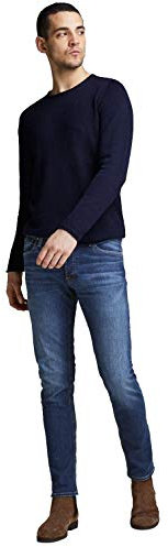 Jack & Jones Herren Glenn Original Slim Jeans,Blau (Blue Denim),34W / 36L