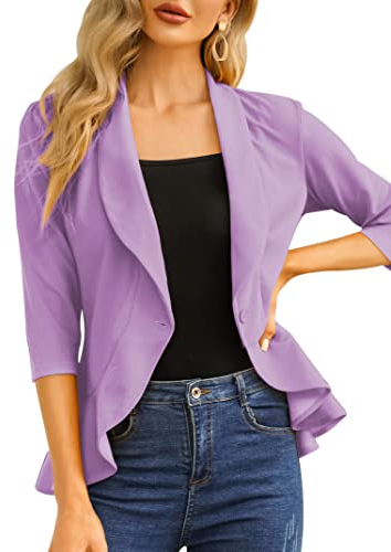 KOJOOIN Damen Soft, Violett, S