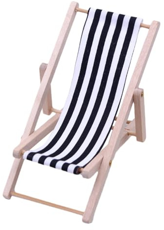 Miniature Chair Wooden Decorative Deck Chair Doll Deck Chair Beach Chair Mobile Phone Holder Decorative Deck Chair Miniature Beach Chair Decorative Deck Chair Doll Deck Chair Beach Chair