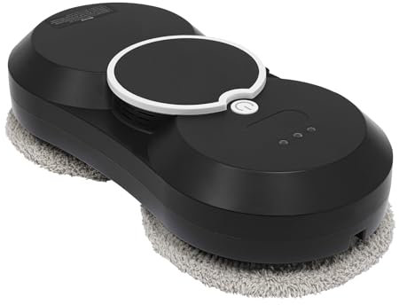 Robot de limpieza de ventanas 2800Pa con 10 paños, mando a distancia inteligente, limpiacristales para todas las superficies lisas, máquina de limpieza de vidrio