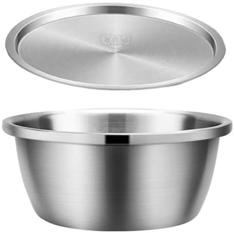 HOLIDYOYO 1set Ciotole Inossidabile Con Per e Preparazioni Culinarie Capacità Per Facile e Versatile