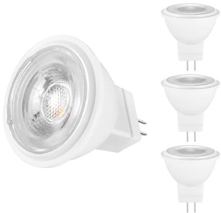 SGEPLED MR11 GU4 LED Leuchtmitte 3W Warmweiß 2700K 390LM 120Grad, MR11 30W 35W 40W Halogen Ersatz, Reflektorlampe Bulbs, Nicht Dimmbar GU4 MR11 12V-24V AC DC LED Einbaustrahler