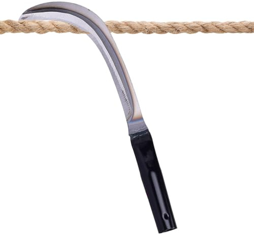 Serpe à Main Machette Portable et Robust à Haute Résistance pour Intensif | Serpe de Débroussaillage Pour Verger, Agriculture, Brousse, Récolte, Sentier, Jardin, et En Extérieur