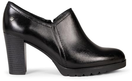 miMaO Botines Altos y Elegantes Negro, EU 39