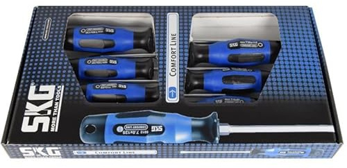SKG 558.05 Schraubendreher-Satz Torx mit 2-Komponenten-Heft, 6-teilig