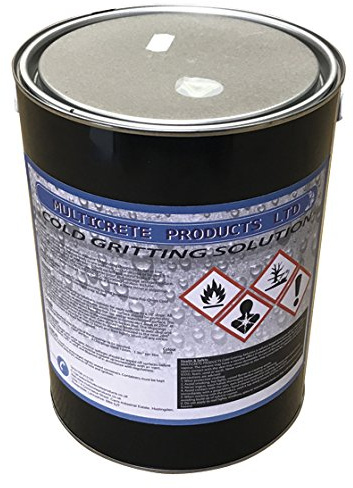 Cold Gritting Adhesive/Solution Black Bituminous Bond Chippings Flat Roofs (5 litres)