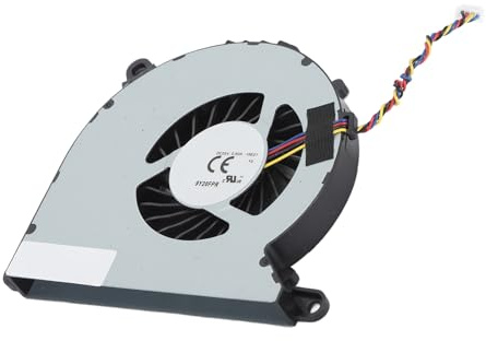 GOWENIC Ventola di Raffreddamento CPU Portatile, Lega di Alluminio, Ventola CPU Portatile ABS a 4 Pin per Serie NUC 10 NUC10i3FNH NUC10i5FH NUC10i 7FNH