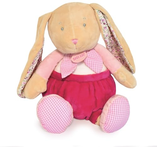 Baby NAT BN6113 Plüschtier Hase, 37 cm, Rosa