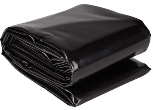 Yopappol Membrana de Estanque Grande 3x4m 4x5m 5x5m 6x8m Lona de Base de HDPE, película de Sellado Revestimientos de Estanque Koi Reforzados para estanques de jardín, Piscinas, acuicultura(4x4m)
