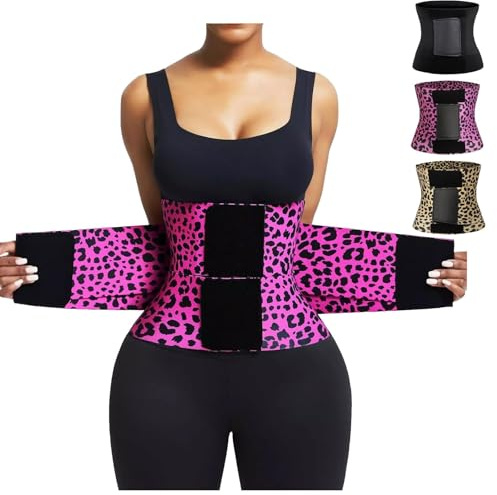 Cinturón Reductor De Cintura Para Mujer - Entrenador De Cintura Ajustable Para El Control De La Barriga, Y Soporte De Postura, Moldeador De Adelgazamiento Para Entrenamiento, Uso Diario (Rosa,S)