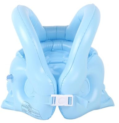 Aufblasbare Kinder Schwimmen Weste, Auftriebsweste für Kinder, Aufblasbares Kleinkindschwimmweste, Anpassende Schnalle Schnorchel Netter Auftriebstraining -Bodys für Seesportarten