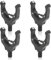 4 STÜCKE Rutenauflagen für Karpfenangeln, Karpfen-Angelrutenhalter Gripper mit Magnet-Clips für alle Rutenhalter Rutenständer Rod Pod