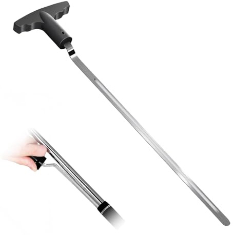 SUBORAWOS 14,5-Zoll Golfgriff-Entfernungswerkzeug – Hochwertiger Kohlenstoffstahl mit V-Nut-Design, Professionelles Solvent-Kit für die schonende Schlägerwartung (Schwarz)
