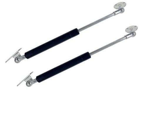 SQIFBA Molle A Gas 1 Paio di Barre Duomi Universali 300-600mm 300N Supporto Molla A Gas Cofano Bagagliaio per Auto Roulotte Porte Finestre Portelli Barca Bus Molle A Gas Posteriore(550mm)