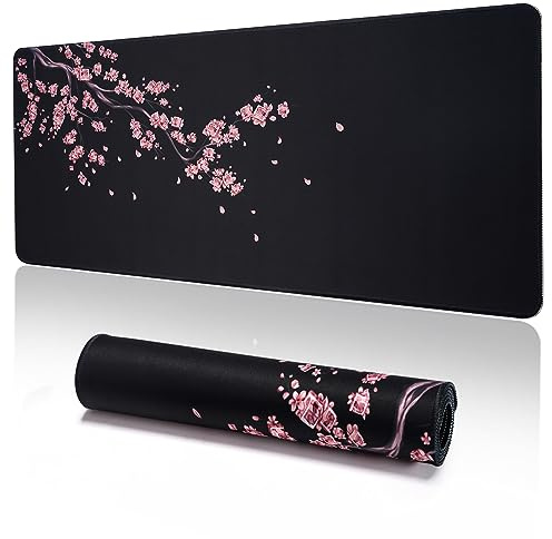 EFISH Gaming Mouse Pad 800x300mm Large Gaming Mouse Mat with Stitched Edges,XL Mouse Pad with Non-Slip Base,Extended Large Size Mouse Pads,Keyboard Pad with Water Resist Surface,Office/Gaming.Y8