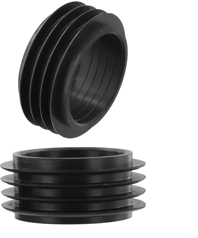 Dichtungsring-Set für Wassertank-Ablaufrohr, 2 Stück, für 90 mm bis 110 mm Abwasserrohradapter, geeignet für Sanitär- und Entwässerungssystem-Reparaturen (fünf Böden)