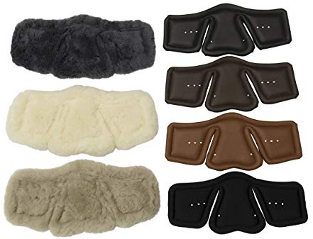 Stübben Equi-Soft® Polster für Sattelgurt - Einheitsgröße 50-150cm - Vachetteleder schwarz