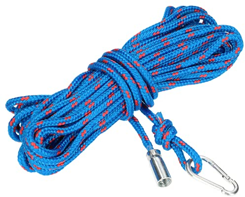 KOTARBAU® Scopa per camino in polipropilene, 15 m, Ø 6 mm, con fascetta e filettatura