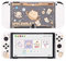 GeekShare Protective Case Slim Cover Case Compatible with Nintendo Switch OLED and Joy Con - Shock-Absorption and Anti-Scratch - Space Cat