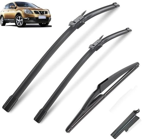 Qualità OEM Parabrezza Parabrezza Tergicristallo for Nissan Qashqai Dualis J10 Anteriore Tergicristallo Lama 2006-2013 2012 2011 2010 Vestibilità perfetta per parabrezza