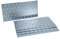 HELPMATE – 6 Stück Lochplatten 100x200 mm – Flachverbinder galvanisch verzinkt & blau passiviert – Holzverbinder mit hervorragendem Korrosionsschutz, stabil & langlebig – einfache Montage