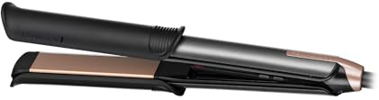 Remington ONE Straight & Curl Styler - Hair Straightener & Curling Wand in One Easy Styling Tool, FlexiCovers switch between straight/curl mode, Heats up in 20seconds, 5 settings 150-230°C, S6077