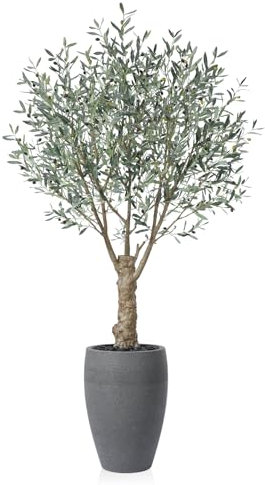 Fopamtri Artificial Olive Tree 240cm Large Fake Plants (1 Pack)