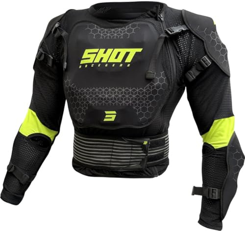 Shot Optimal 2.0 Kinder Protektorenjacke, schwarz/gelb, YL
