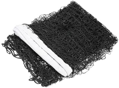 WINXMIN 1 pièce Filet de Badminton Portable – filet badminton extérieur, Filet Volley-Ball Tennis Pliable Réglable, filet badminton, Filet sans Nœud pour Jardin Plage Sports Plein Air, 6,1 × 0,76 m