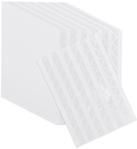 Photo Corners Clear Self Adhesive, 2550 PCS Photo Stickers for Scrap Book, Premium PVC Picture Corners for DIY Photo Albums, Journals, Memory Books and Craft Projects
