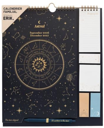 Grupo Erik | Calendrier Familial 2026 2027 Astral | Calendrier Cuisine