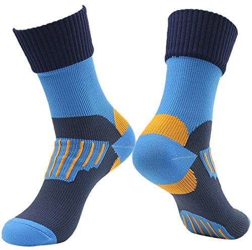 RANDY SUN 100% wasserdichte atmungsaktive Socken, [SGS zertifiziert] Unisex Sport Klettern Skifahren Trekking Wandern Socken 1 Paar