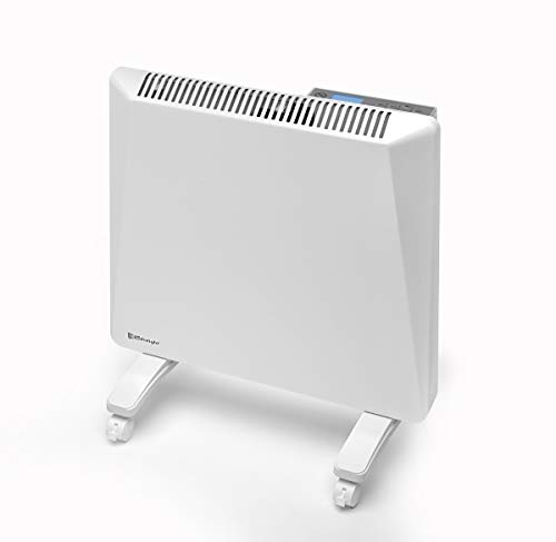 Radialight Sirio - Radiador eléctrico de convección natural, portátil, bajo consumo, control digital del consumo y de la temperatura, programable, protección contra la humedad IP24 (500 W)