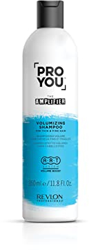 REVLON PROFESSIONAL Champú Volumen para Cabello Fino y Débil, Aporta Densidad y Volumen Extra, Champú Voluminizador y Corporizante, Gama Volumen The Amplifier, 350ml
