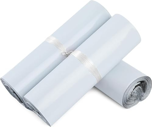NOVAGO-(Lot de 100) Sacs d'expédition plastique grand format 45 x60 CM Sachets Enveloppes pochettes plastiques résistant ultra léger