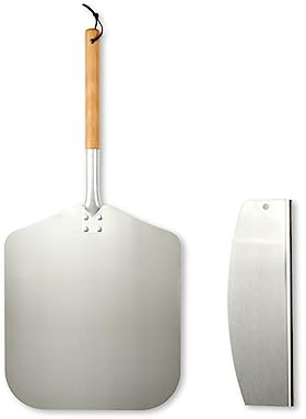 Livoo – Set à pizza MES149 – pelle à pizza, couteau 2 en 1, Gris