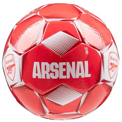 Arsenal F.C. Pallone da Calcio - Palloni da Calcio Taglia 3 4 5, Football Ball, Gadget Calcio Ufficiale (Rosso, Taglia 4)