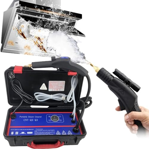 LINCYS Limpiador A Vapor Alta Presión, Vaporizador 1700w/3500w para Limpiar Azulejos Lechada, Máquina Limpieza Campana Extractora Cocina Aire Acondicionado Doméstico Comercial,110V-1700W