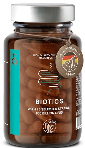 CLAV® Probiotic Complex - 23 Probiotic Strains - Bloating & Constipation Relief - Gut Health Supplement for Men & Women - Vegan Probiotics with Lactobacillus & Bifidobacterium