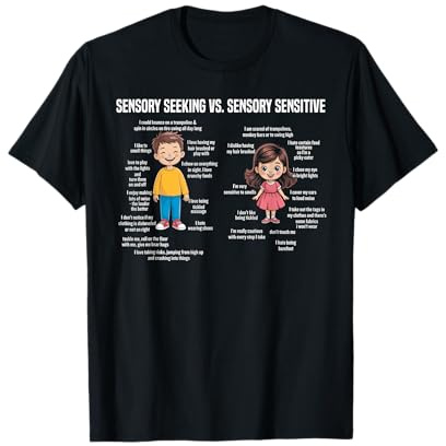 Fidget Necklace for Kids with Sensory Brushes and Chew Toys T-Shirt