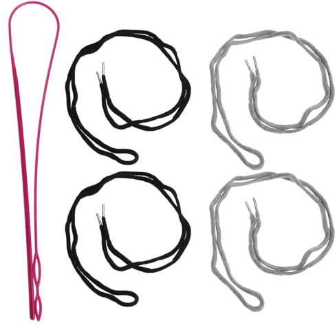 Healeved Cuerda y Herramienta para Insertar Cordones Pantalones y Sudaderas con Capucha Diseño Antideslizante y Duradero para Reemplazo Fácil y Rápido de Cordones Ropa y Accesorios