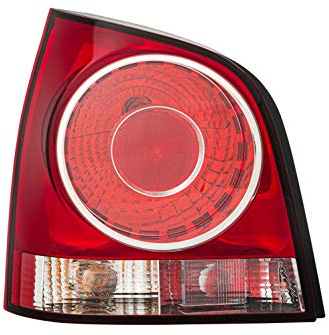 HELLA 2VA 965 303-071 Heckleuchte - Glühlampe - glasklar/rot- ECE - für Rechtsverkehr - links